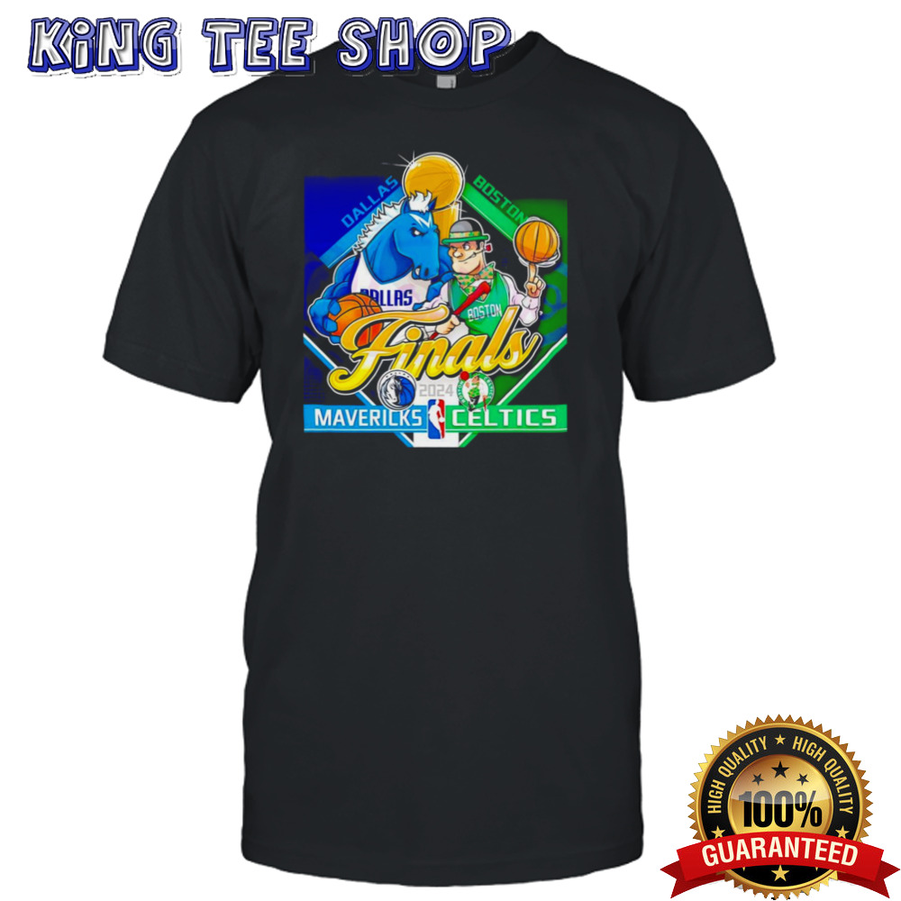 Dallas Mavericks vs Boston Celtics finals 2024 mascot shirt
