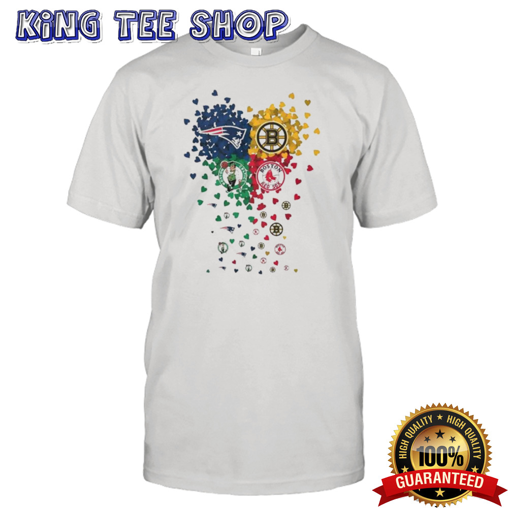 Heart Boston Sports Teams Logo 2024 Shirt