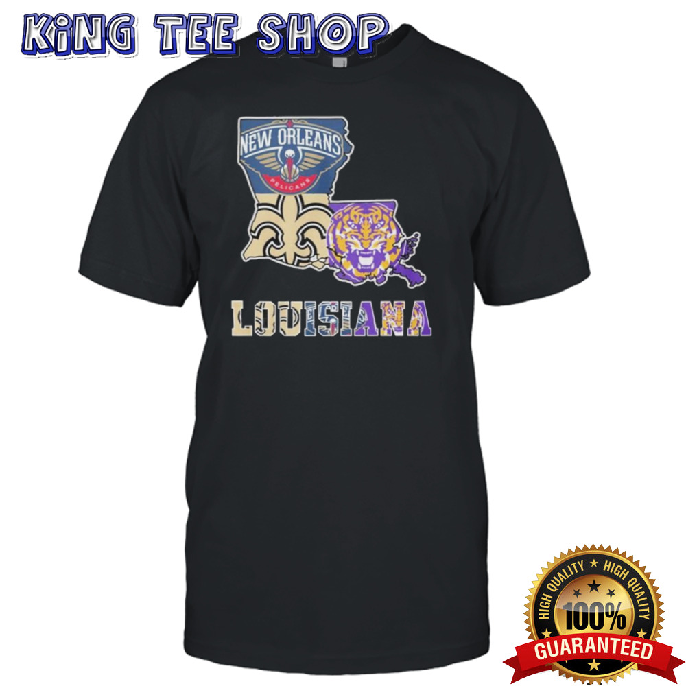 Louisiana Sports Teams Logo 2024 Shirt