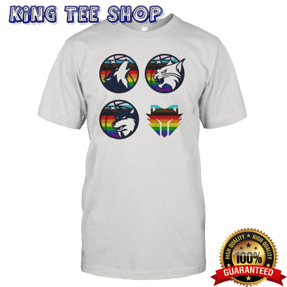 Minnesota Timberwolves Happy Pride Month Celebrating Our LGBTQ Community Shirt