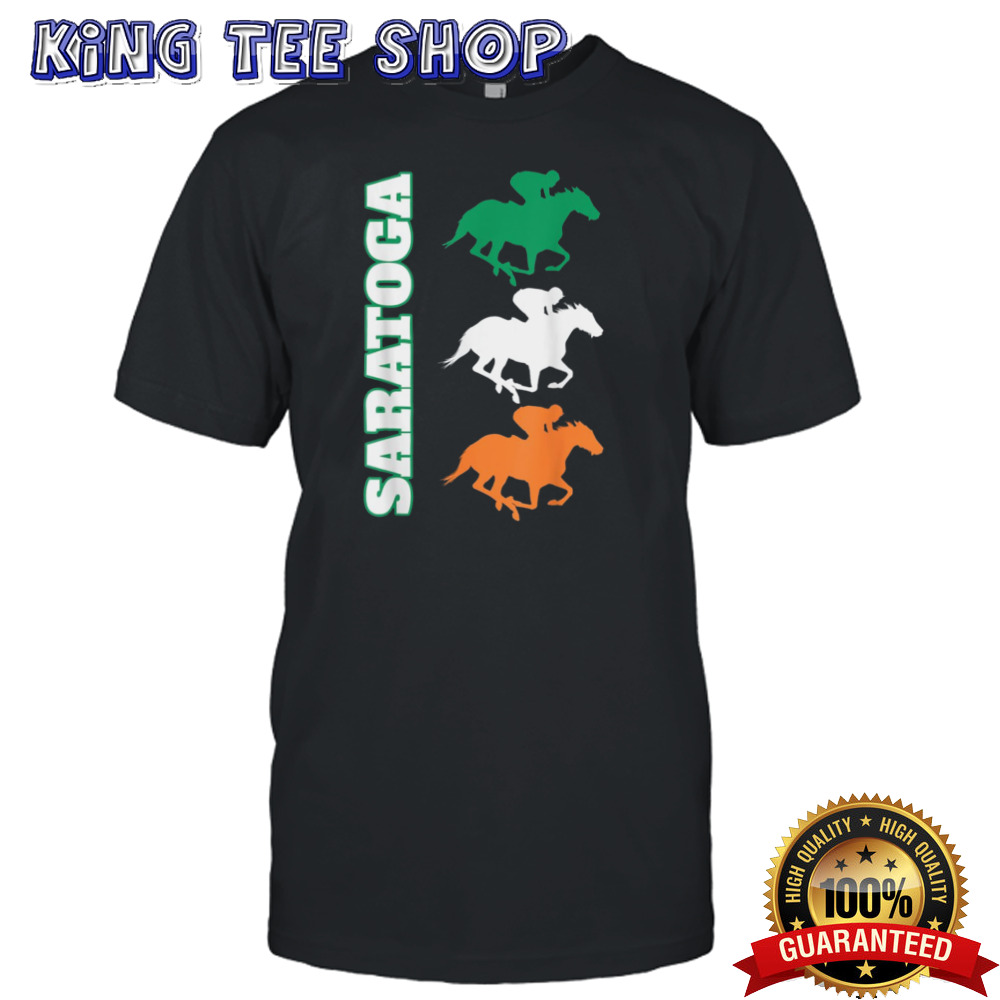 Saratoga Springs Upstate New York Horse Racing Shirt