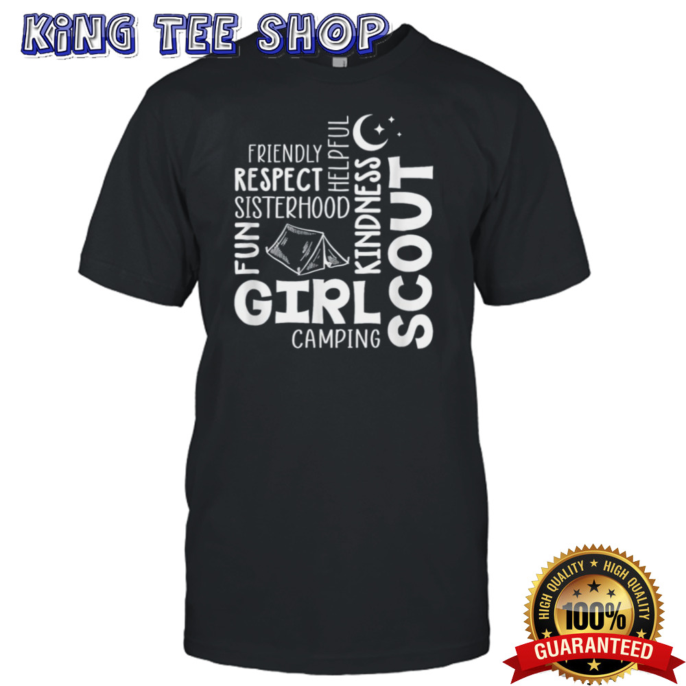 Girl Scout Camping Adventure Scout Troop Cookie Dealer shirt