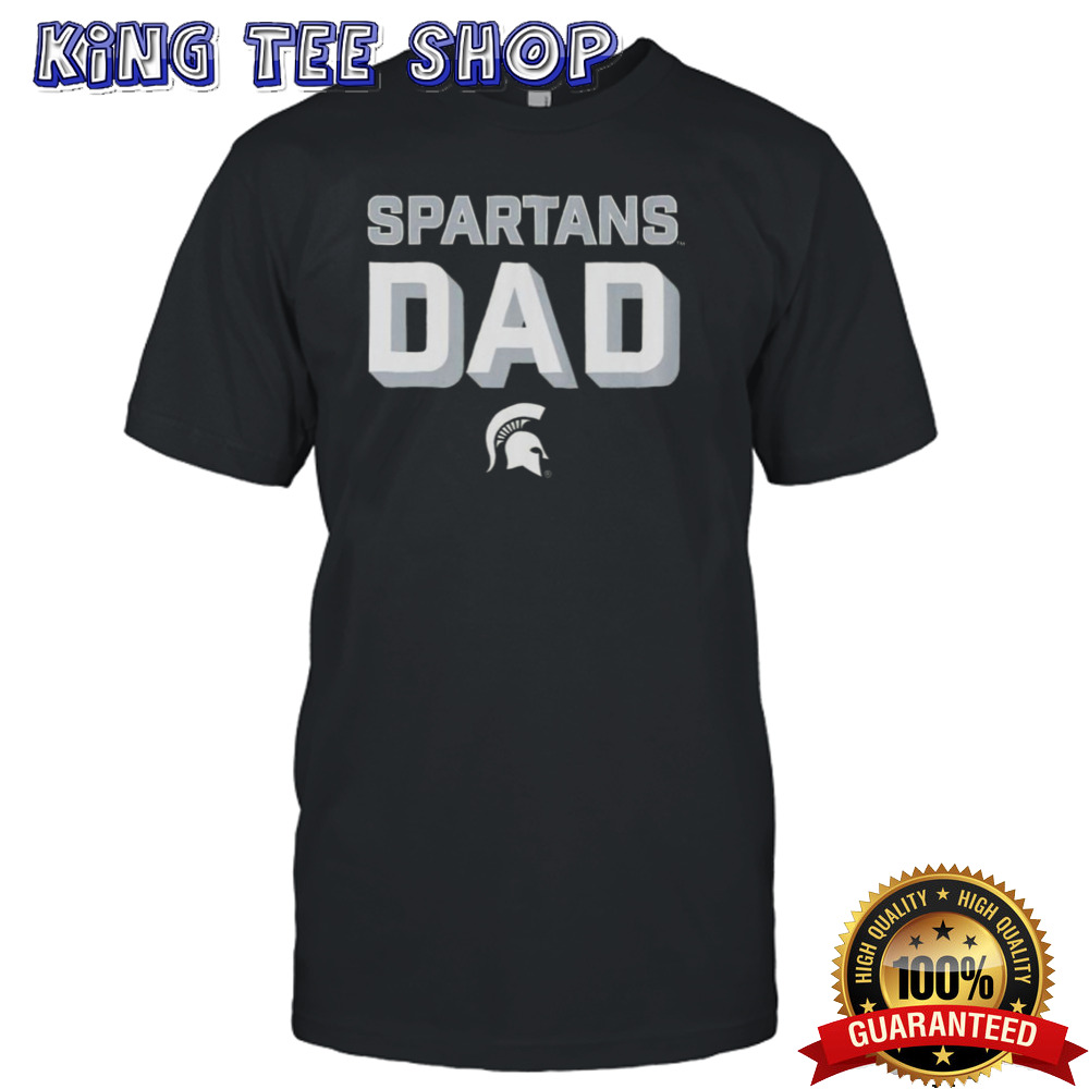 Michigan State Spartans Logo Michigan State Dad T-Shirt