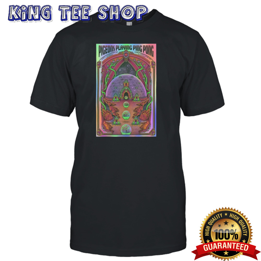 Pigeons Playing Ping Pong June 5 & 6, 2024 Missouri Poster Shirt