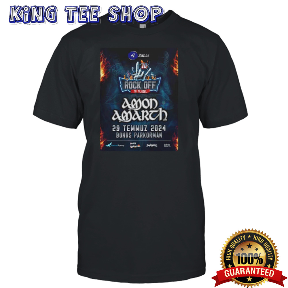 Amon Amarth Show 2024 In Turkey On July 29 At Bonus Parkorman Temmuz 2024 shirt