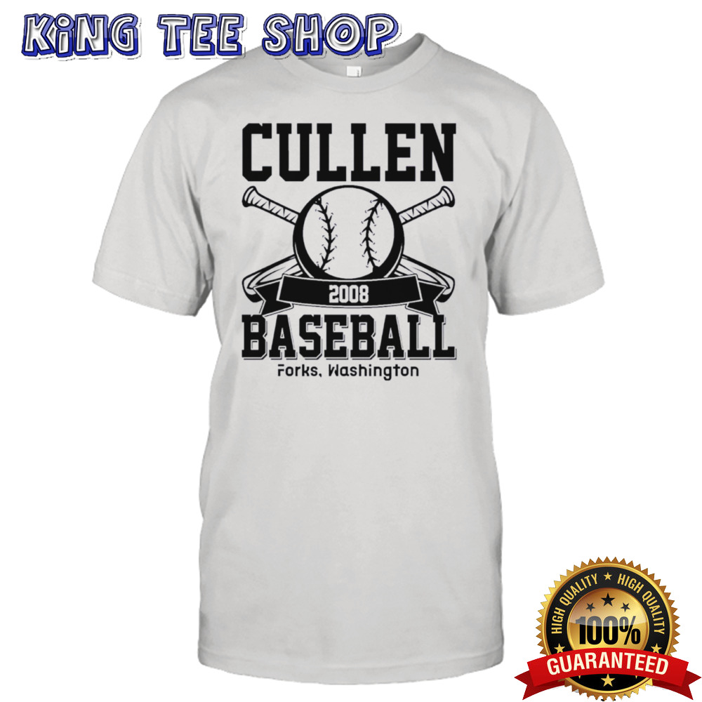 Cullen Baseball Forks Washington Cullen Baseball Team Twilight shirt