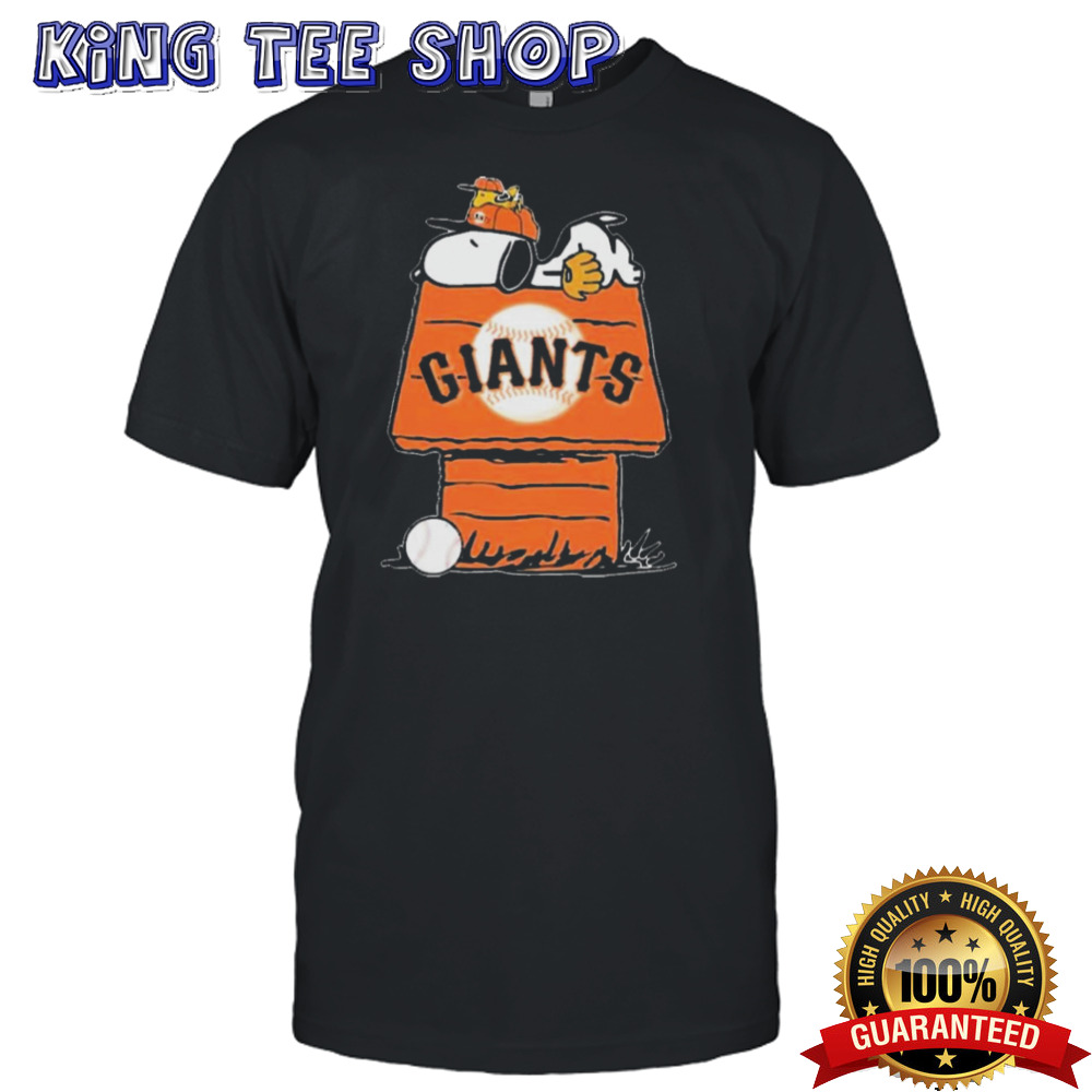 San Francisco Giants Baseball Snoopy And Woodstock The Peanuts 2024 shirt
