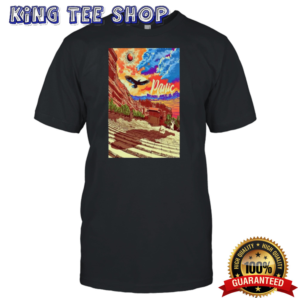 Widespread Show At Panic Red Rocks On Jun 21-23 2024 Poster Shirt
