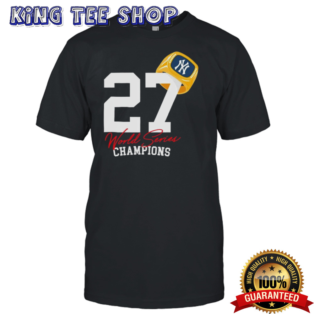 World Series Champion 27 New York Yankees T-shirt