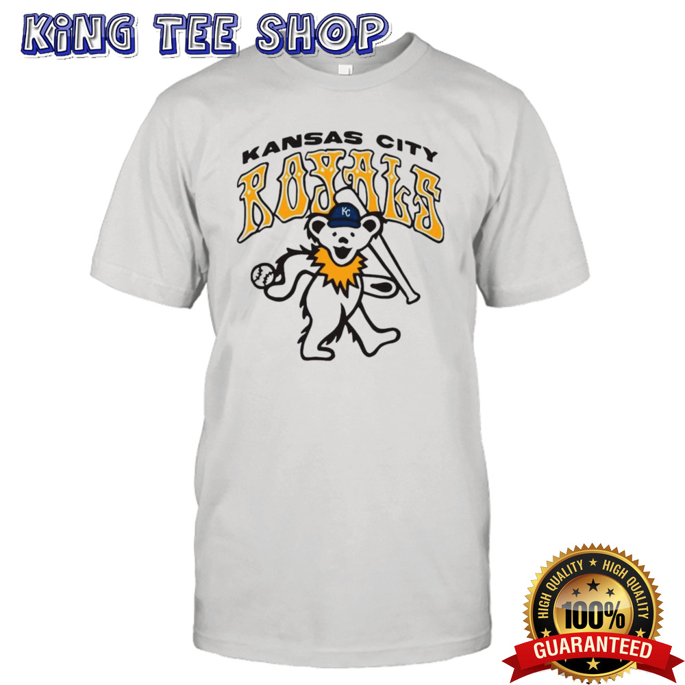 Kansas City Royals Bear Baseball Bat T-shirt