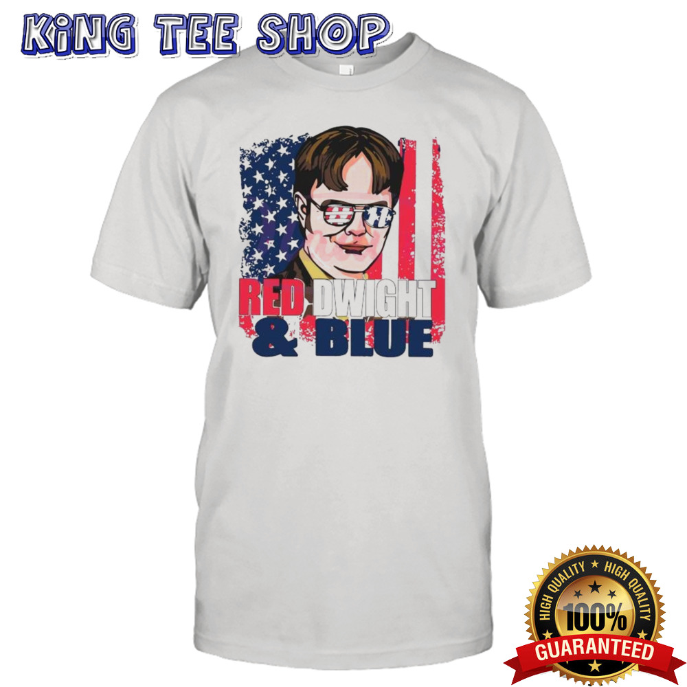 Red Dwight And Blue 4th Of July 2024 T-shirt