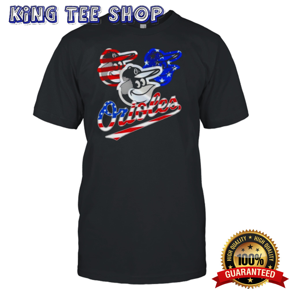 Baltimore Orioles Logo Independence Day Shirt