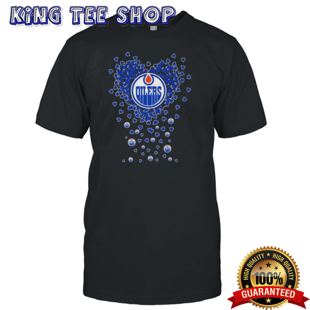 Heart Edmonton Oilers Logo Shirt