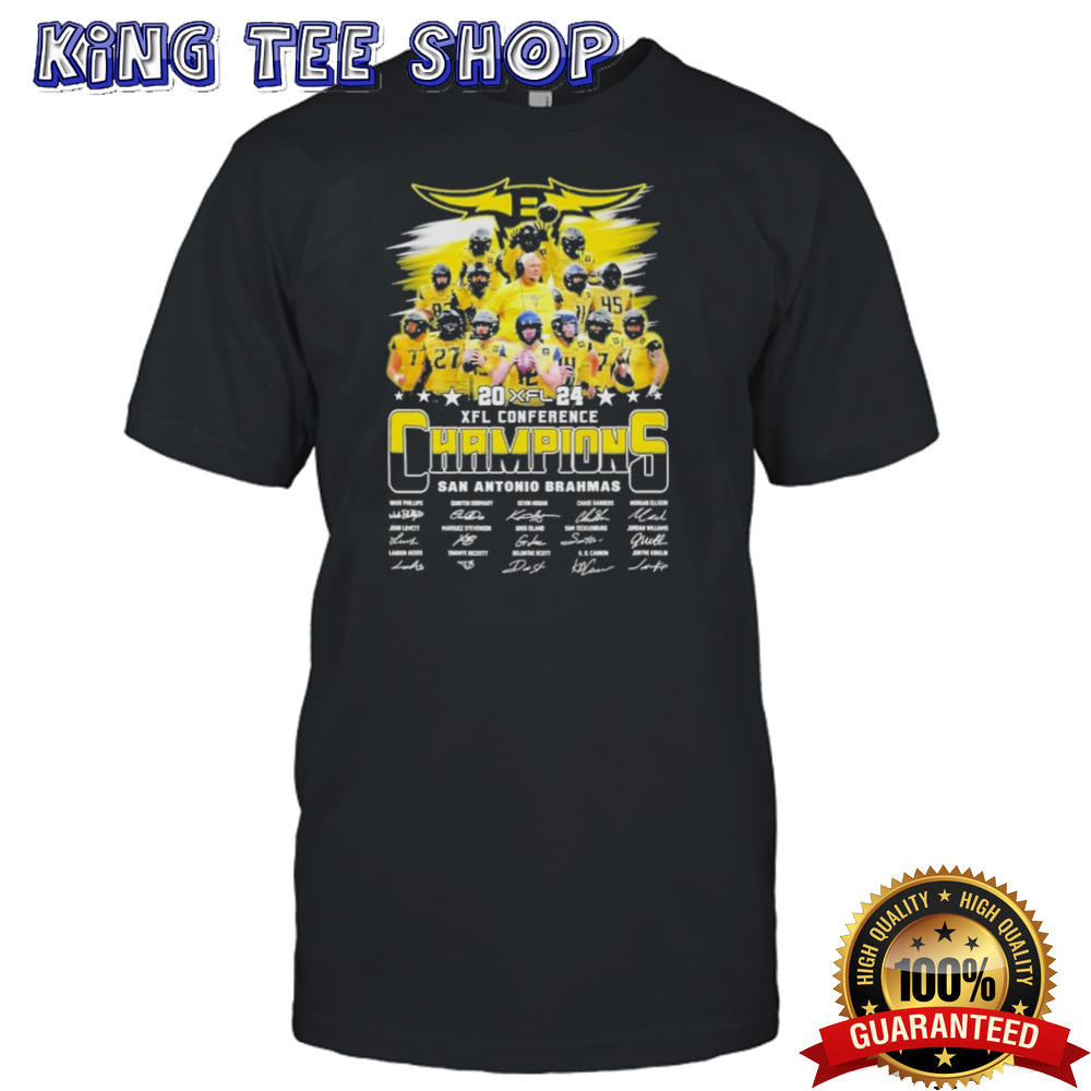 San Antonio Brahmas Team 2024 XFL Conference Champions Shirt