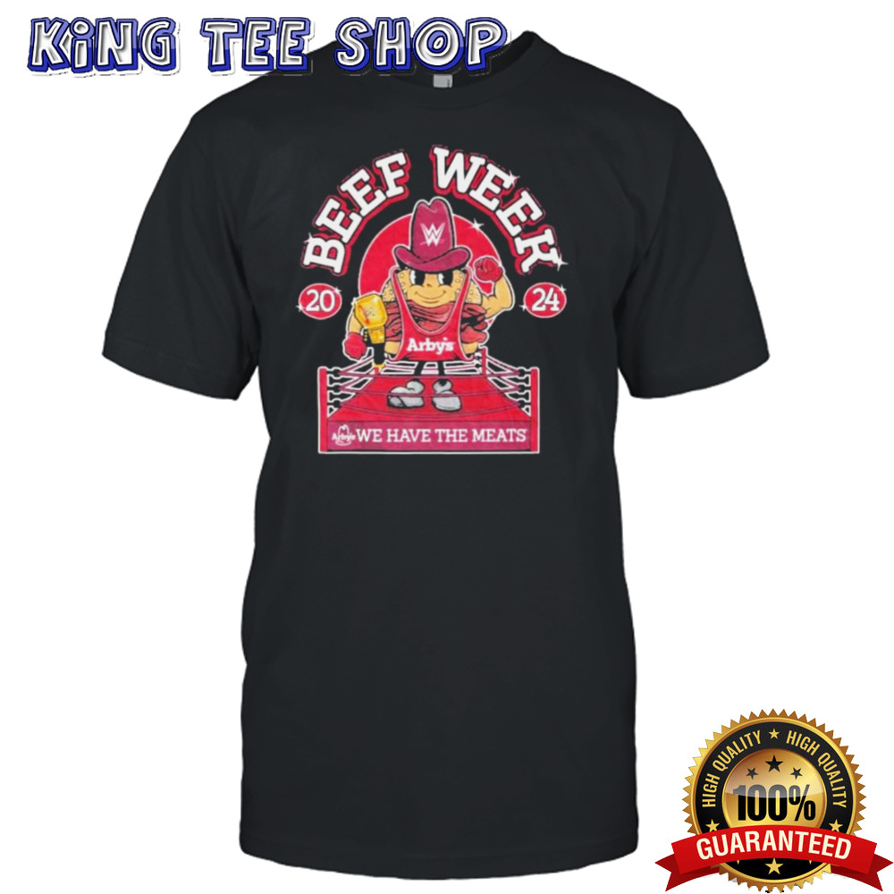 WWE x Arby’s Beef Week 2024 We Have The Meats T-Shirt