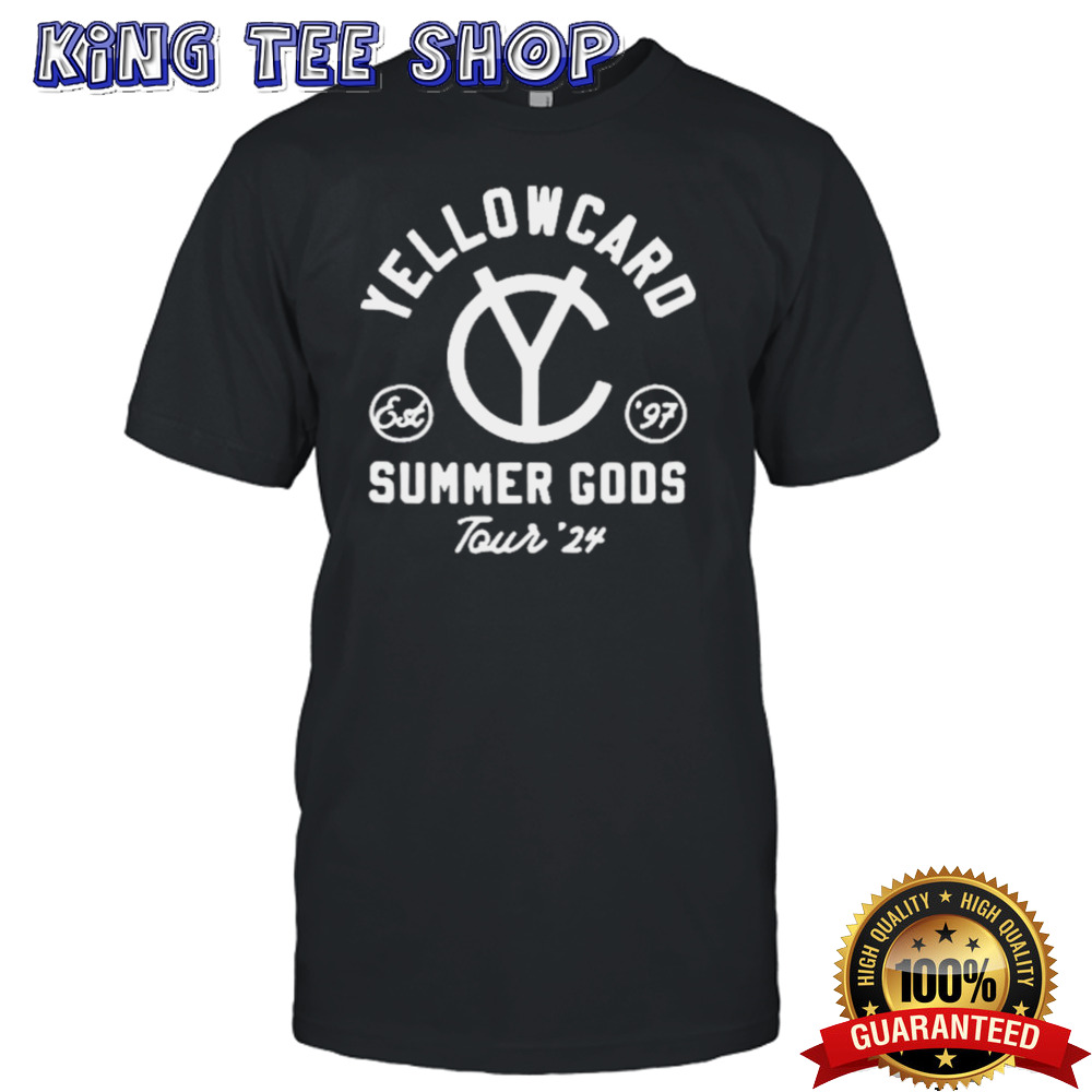 Yellowcard Band Summer Gods Tour Shirt