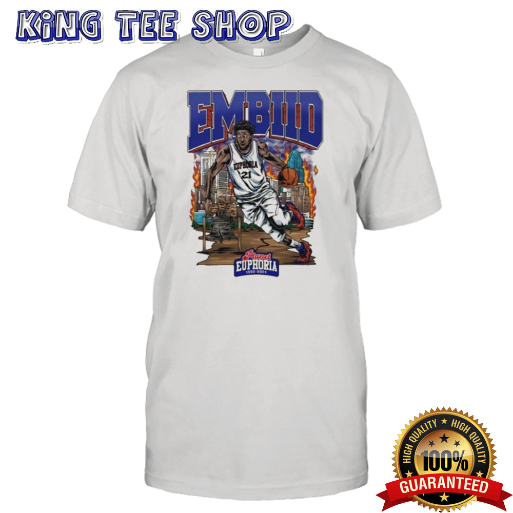 Joel Embiid Philadelphia 76ers Fire 2024 Shirt