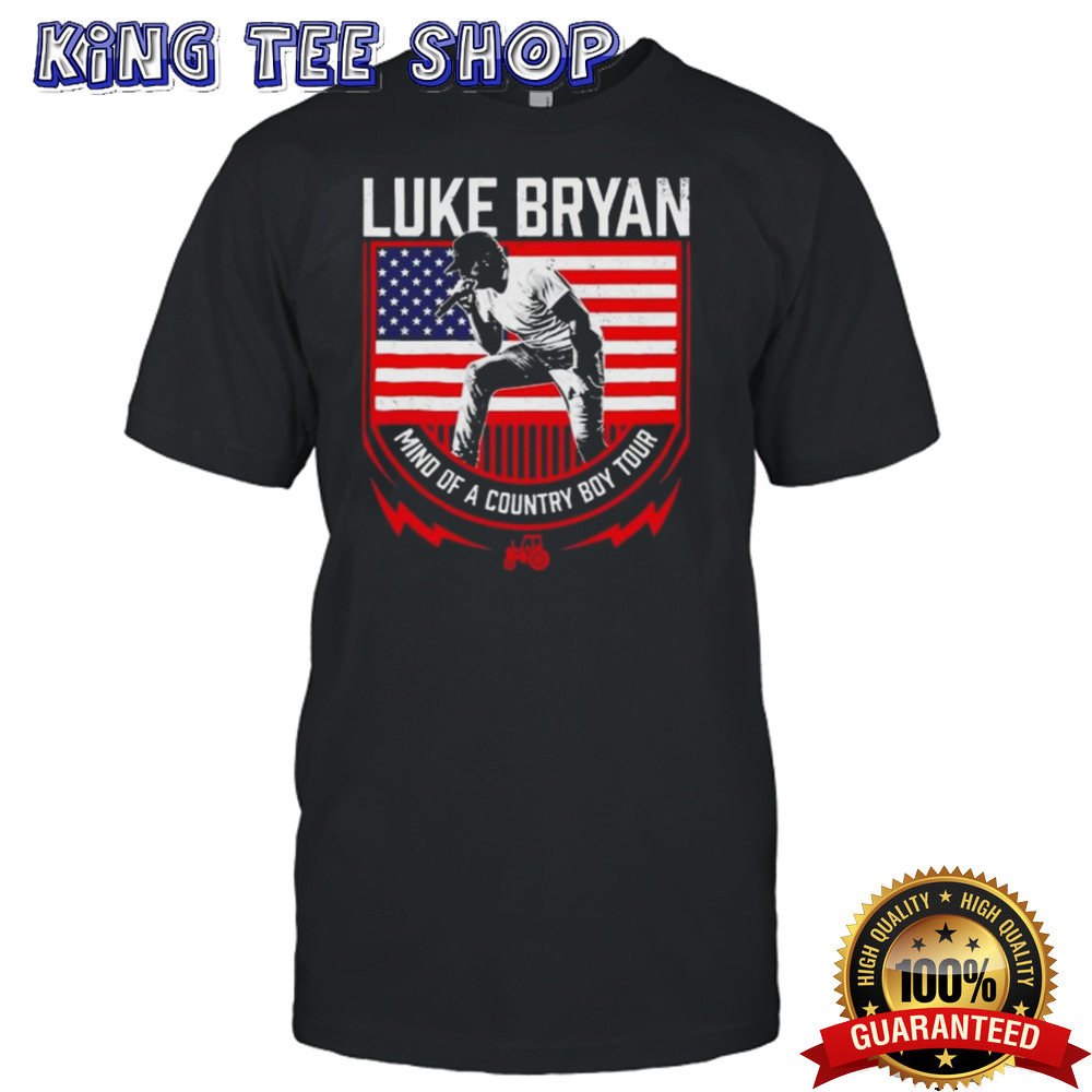 Luke Bryan Mind Of A Country Boy Tour Flag Shirt