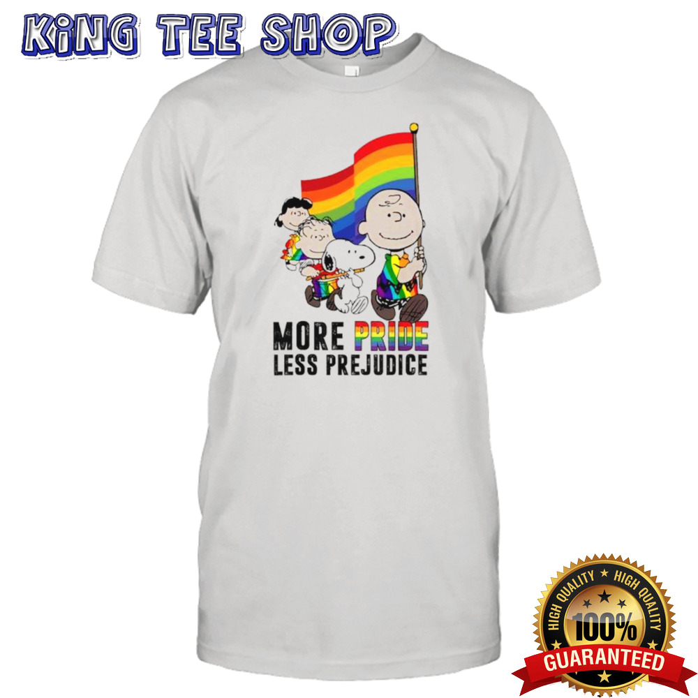 Peanuts Characters More Pride Less Prejudice Shirt