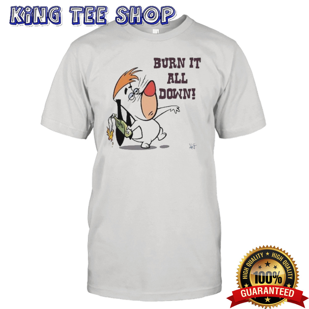 Burn It All Down Droopy Shirt