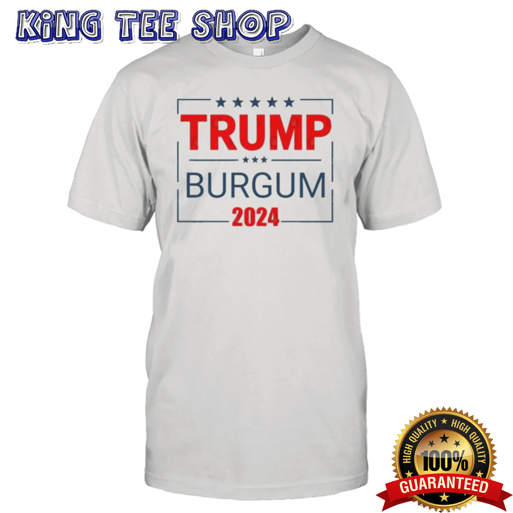 Trump Burgum 2024 American Presidential Election T-Shirt