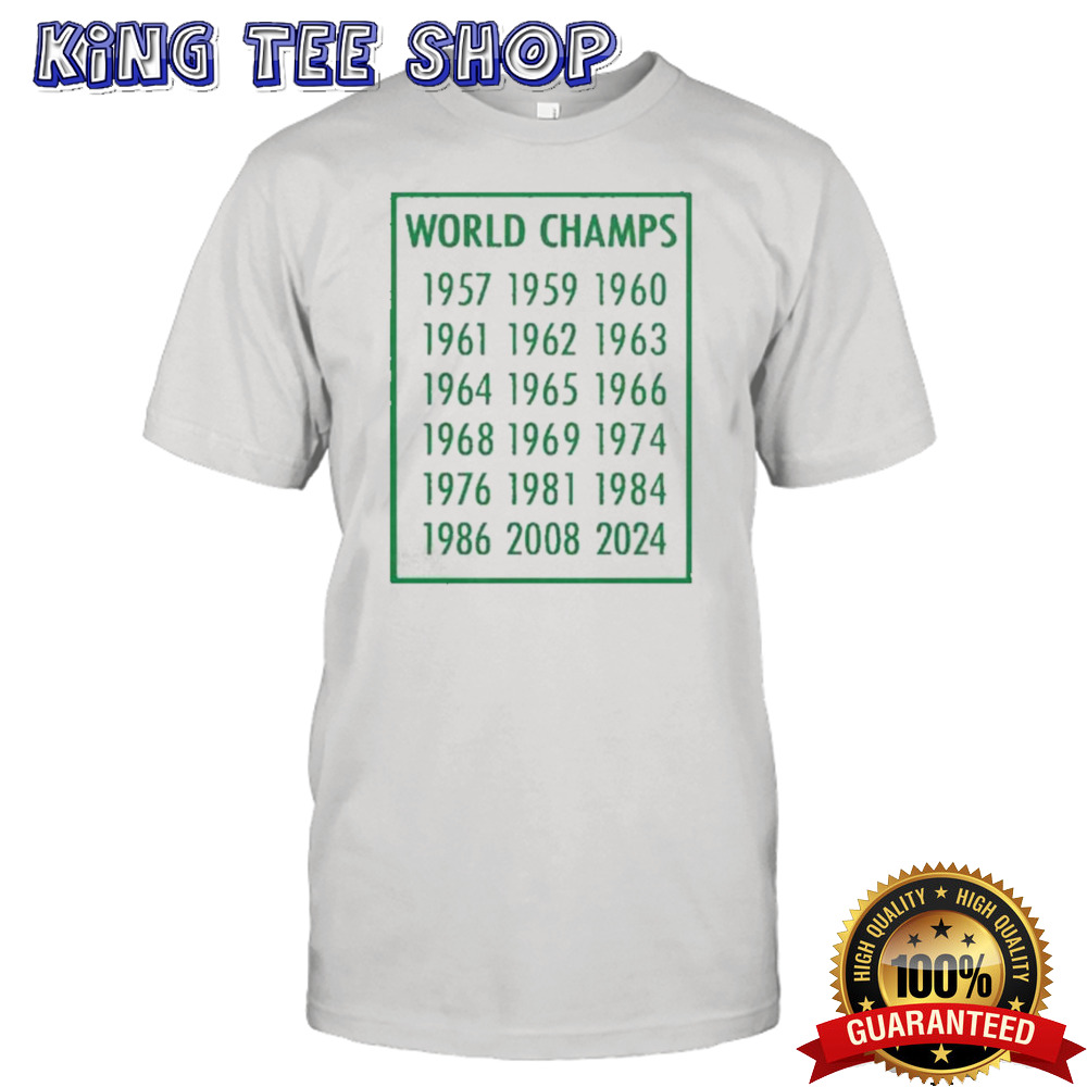 Boston Basketball 18-time World Champions Shirt