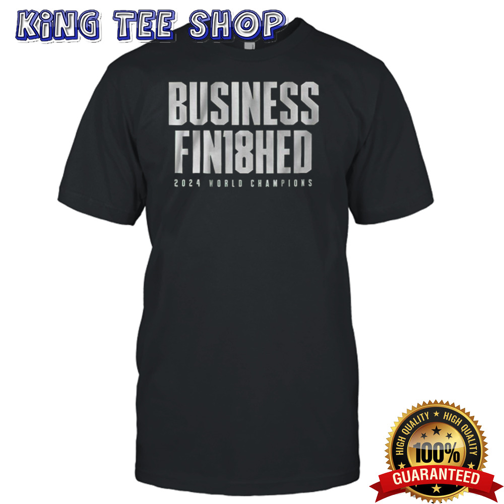 Boston Basketball Business Finished 2024 World Champions Shirt