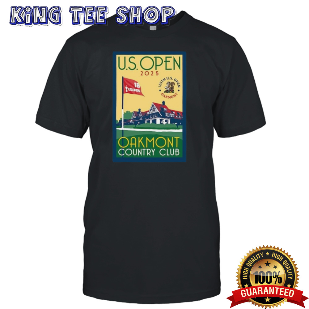 Men’s 2025 U.S. Open Oakmont Poster Instant Classic Shirt
