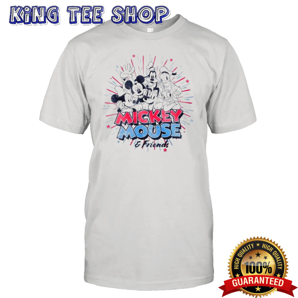Mickey Mouse And Friends Fireworks Shirt