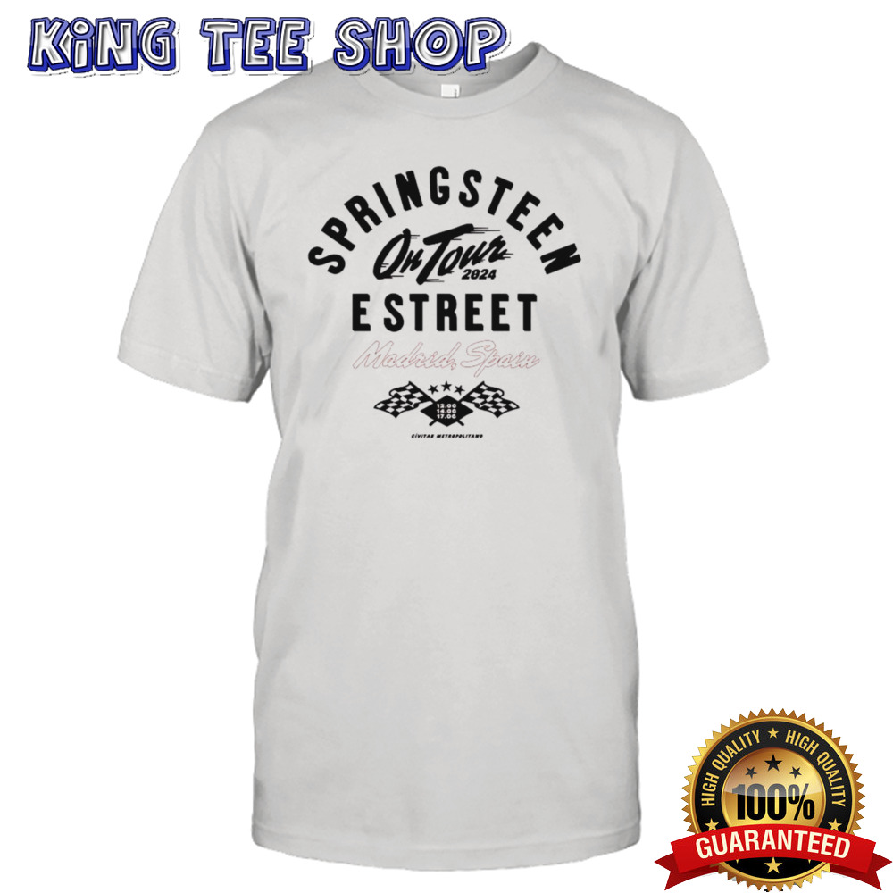 Springsteen & The E-street Band Madrid 2024 Tour Shirt