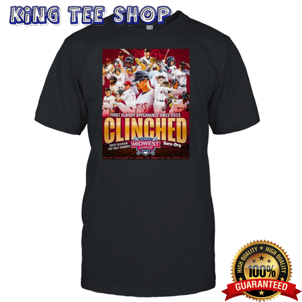 Wisconsin Timber Rattlers We’re 1st Half Champs And Playoff Bound Shirt