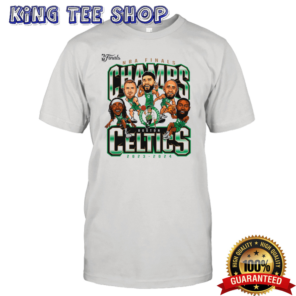 Boston Celtics Team Caricature 2024 NBA Finals Champions shirt