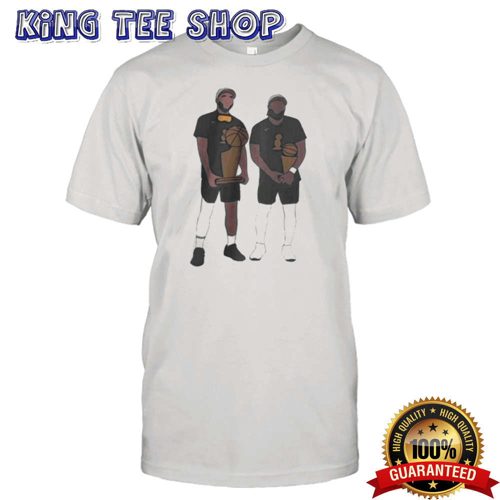 Jayson Tatum And Jayson Tatum Hug Trophy Celtic Champions 2024 shirt