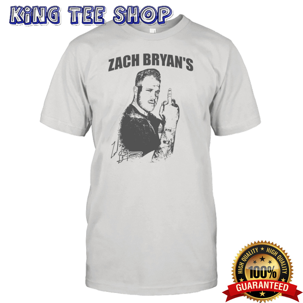 Zach Bryan middle finger vintage shirt