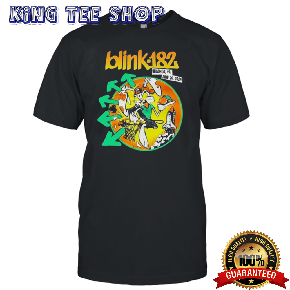 Blink-182 Orlando, Florida June 20 2024 Show Shirt