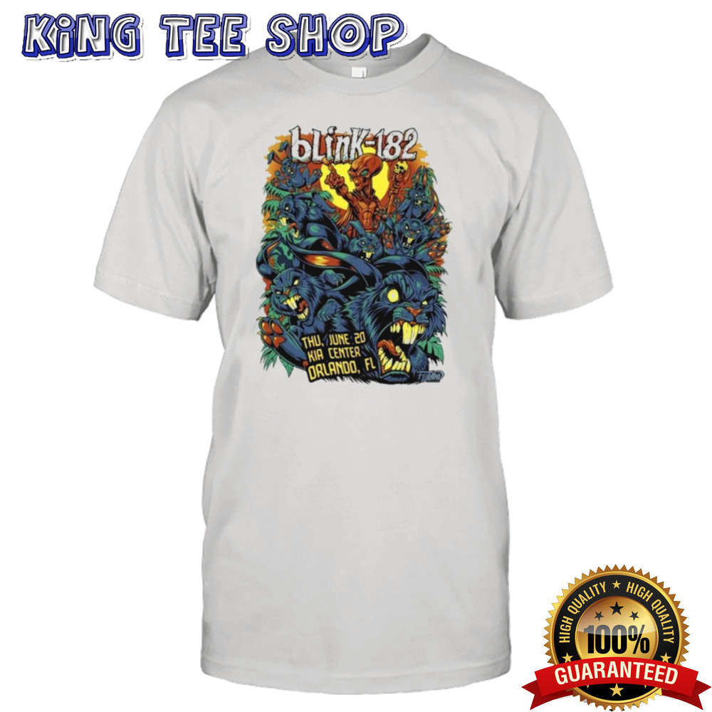 Official Blink-182 At Kia Center Orlando FL June 20 2024 Shirt