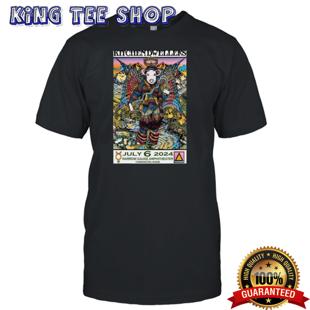 Kitchen Dwellers July 6 2024 Narrow Gauge Cinemas Farmington ME Poster Shirt