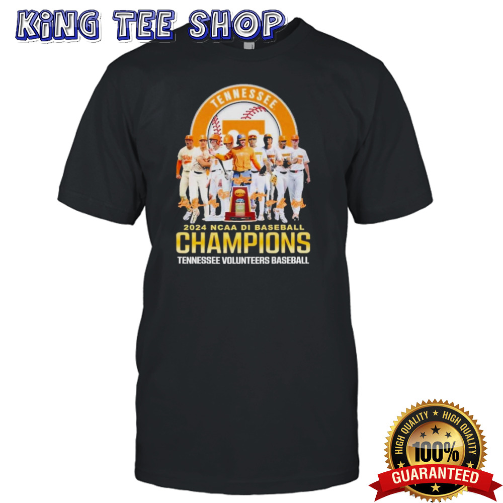 2024 NCAA DI Baseball Champions Tennessee Volunteers Baseball T-Shirt