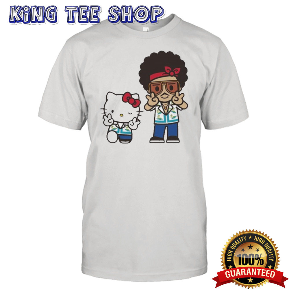 Bruno Mars X Hello Kitty January 6-26 2024 Japan Tour shirt