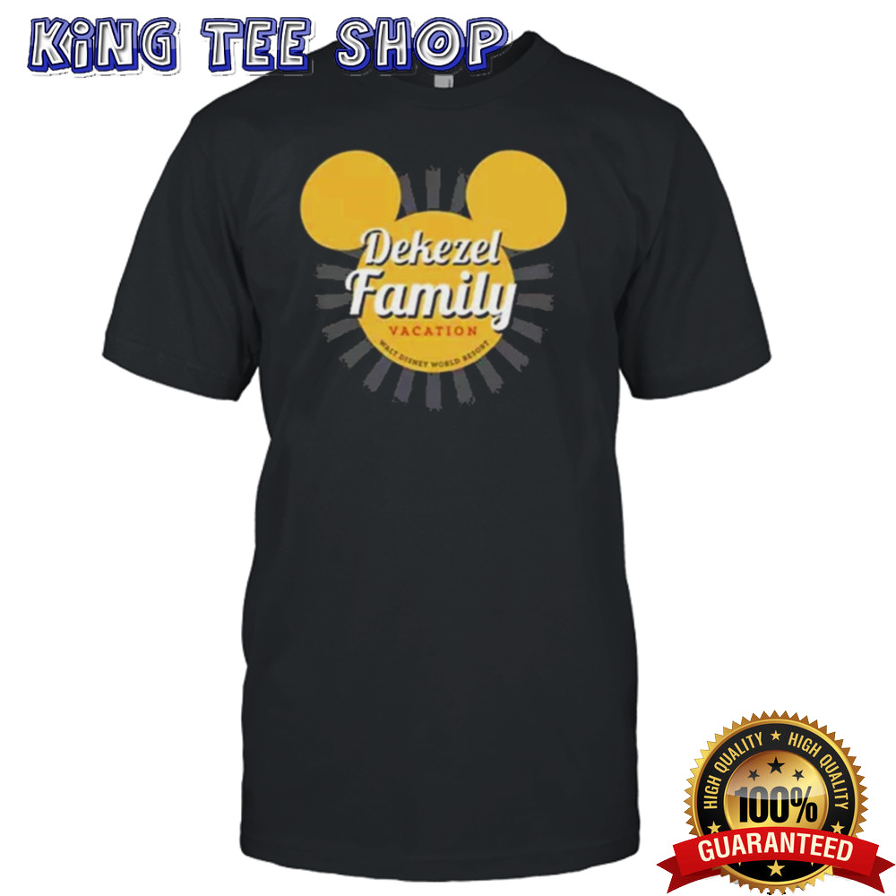 Disney World Mickey Mouse Sunburst Family Vacation Shirt