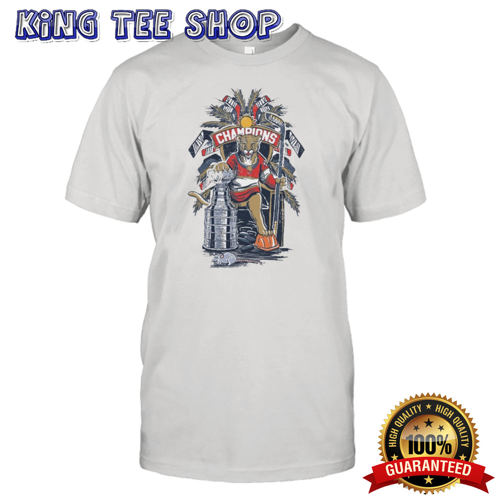 Florida Panthers Rat THRONE Champions 2024 shirt