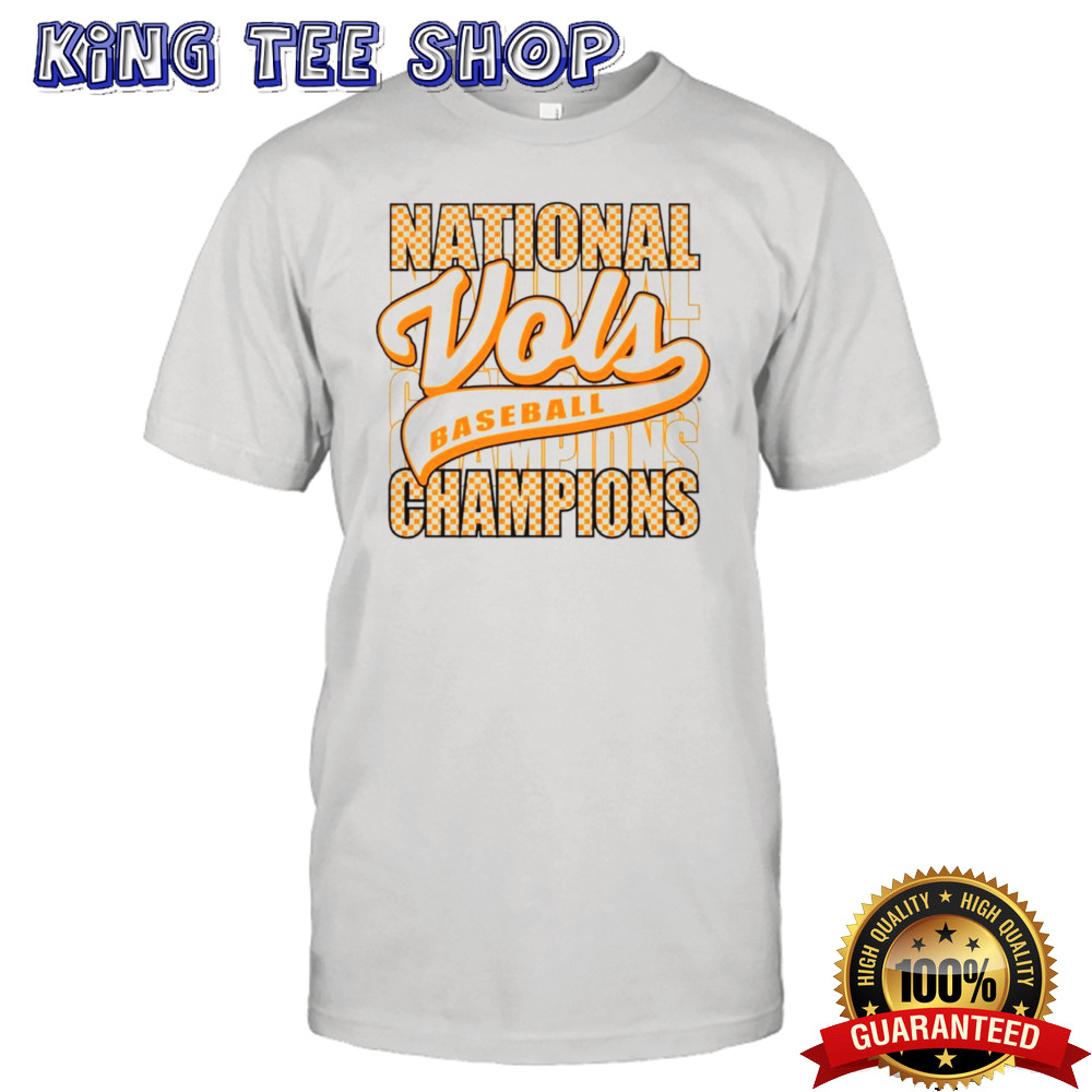 Tennessee Volunteers 2024 NCAA Men’s Baseball Champions shirt