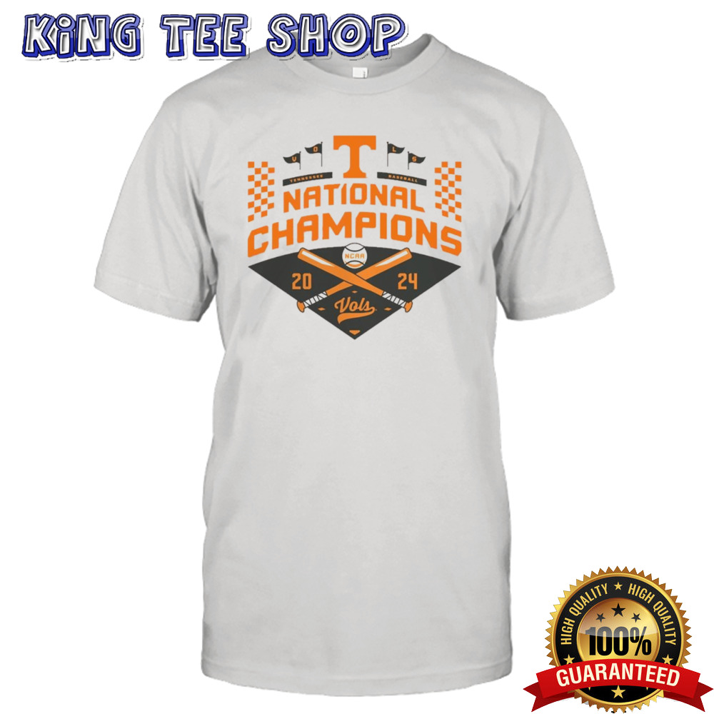 Tennessee Volunteers 2024 NCAA Men’s Baseball College World Series Champions Official Logo T-Shirt