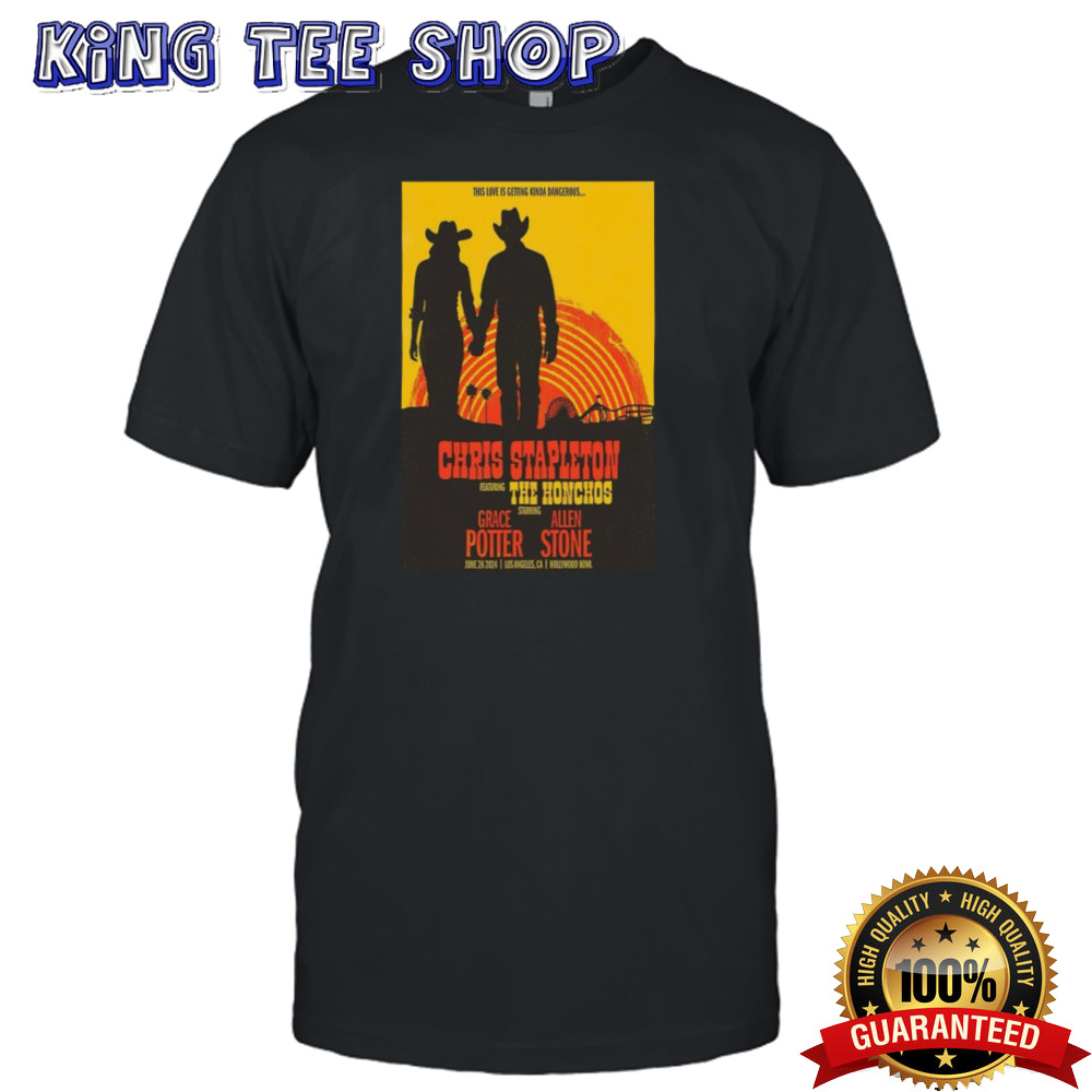 Chris Stapleton June 26 2024 Hollywood Bowl Los Angeles CA Poster Shirt