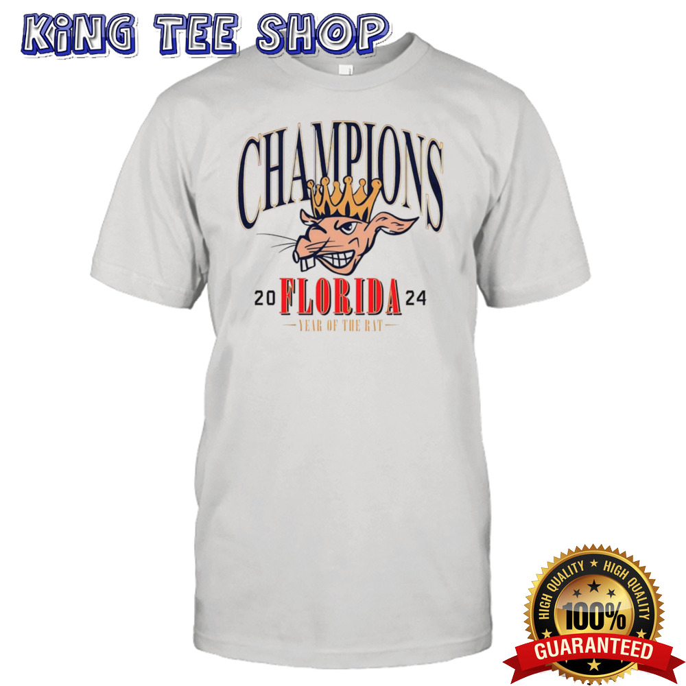 Florida Panthers Rat Champions 2024 Year Of The Rat shirt