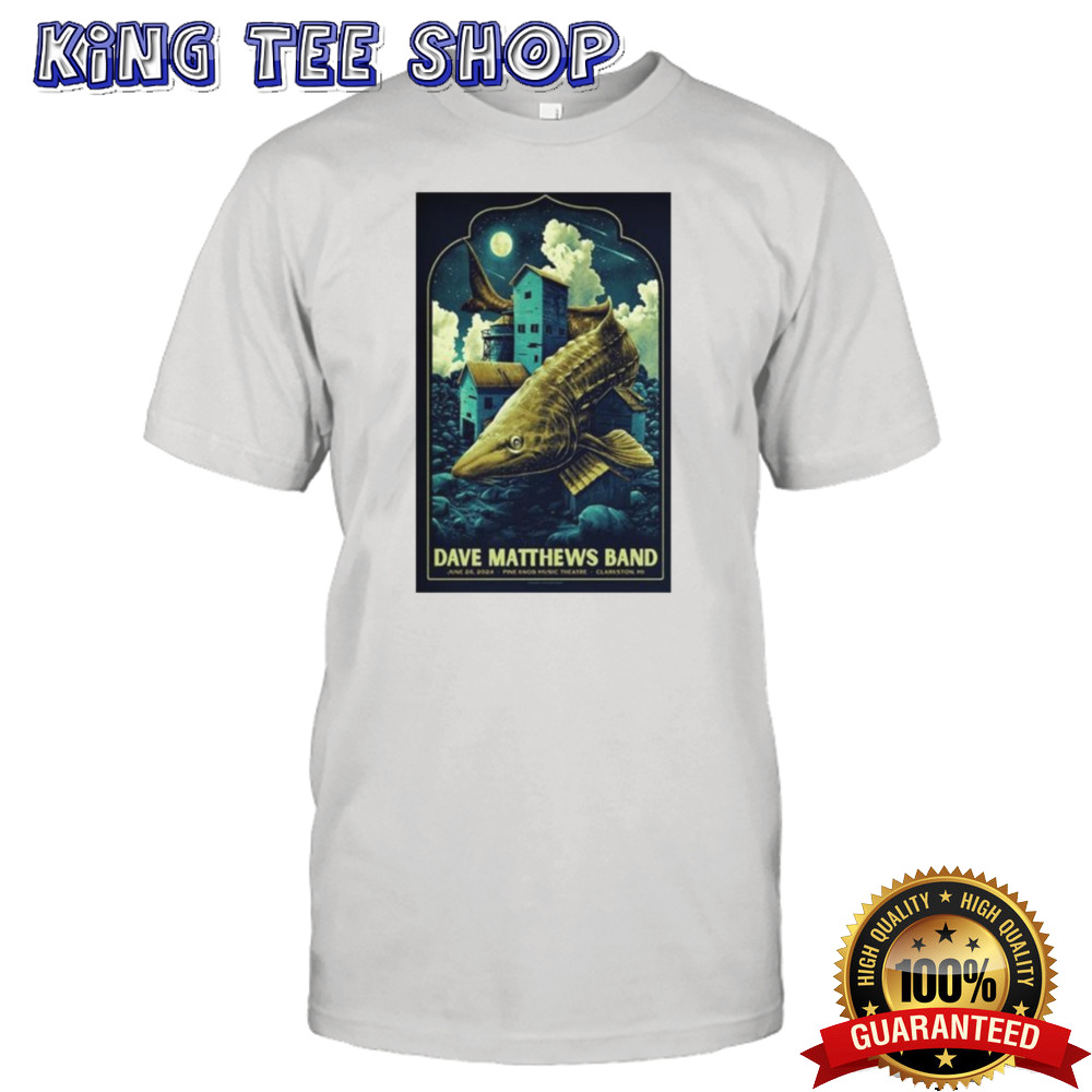 Dave Matthews Band June 26 2024 Pine Knob Music Theatre in Clarkston MI Poster Shirt