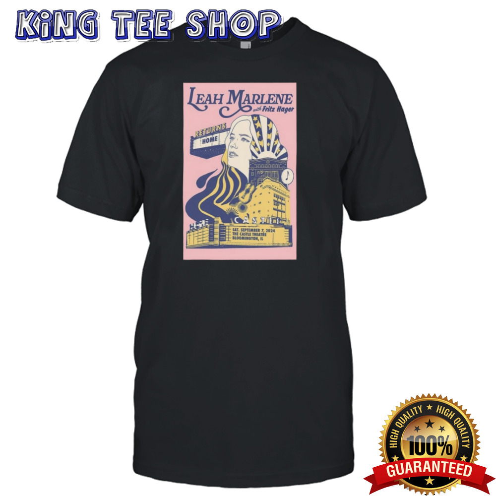 Leah Marlene September 7 2024 The Castle Theatre Bloomington IL Poster Shirt