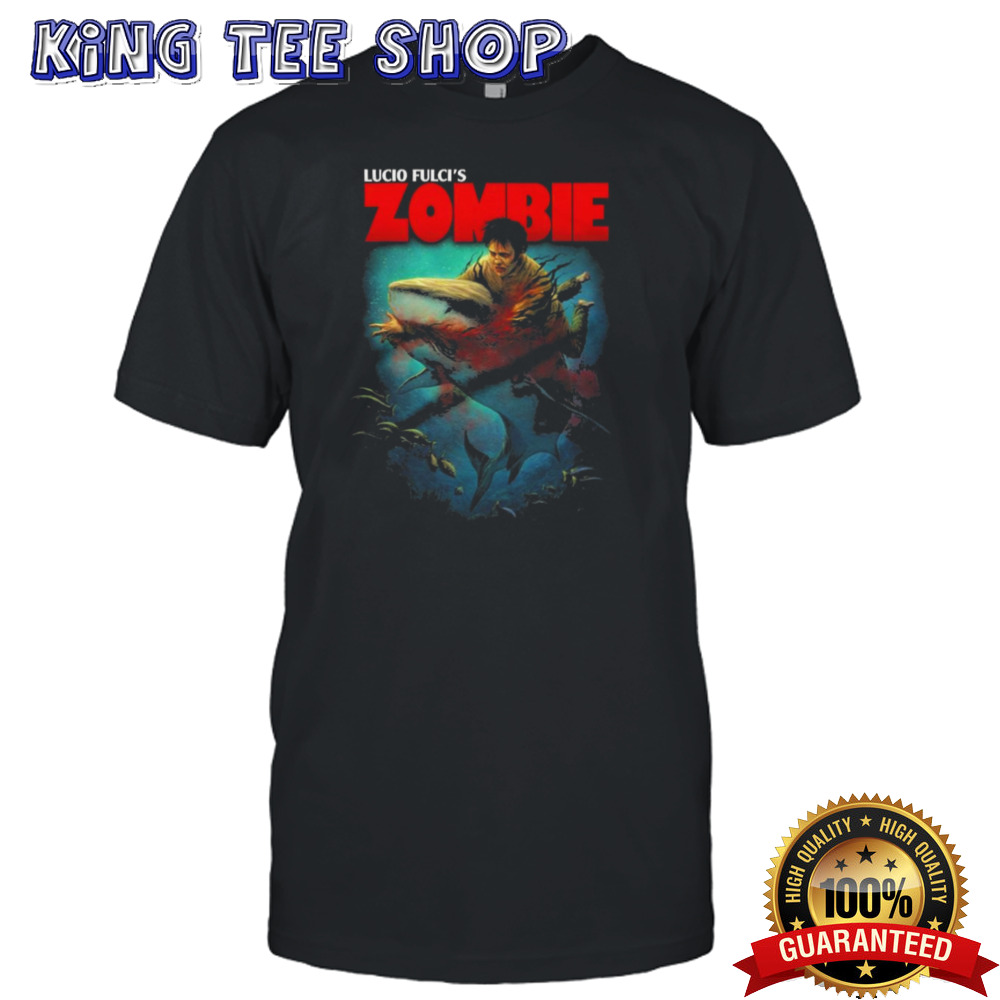 Lucio Fulci’s Zombie Vs Shark T-shirt
