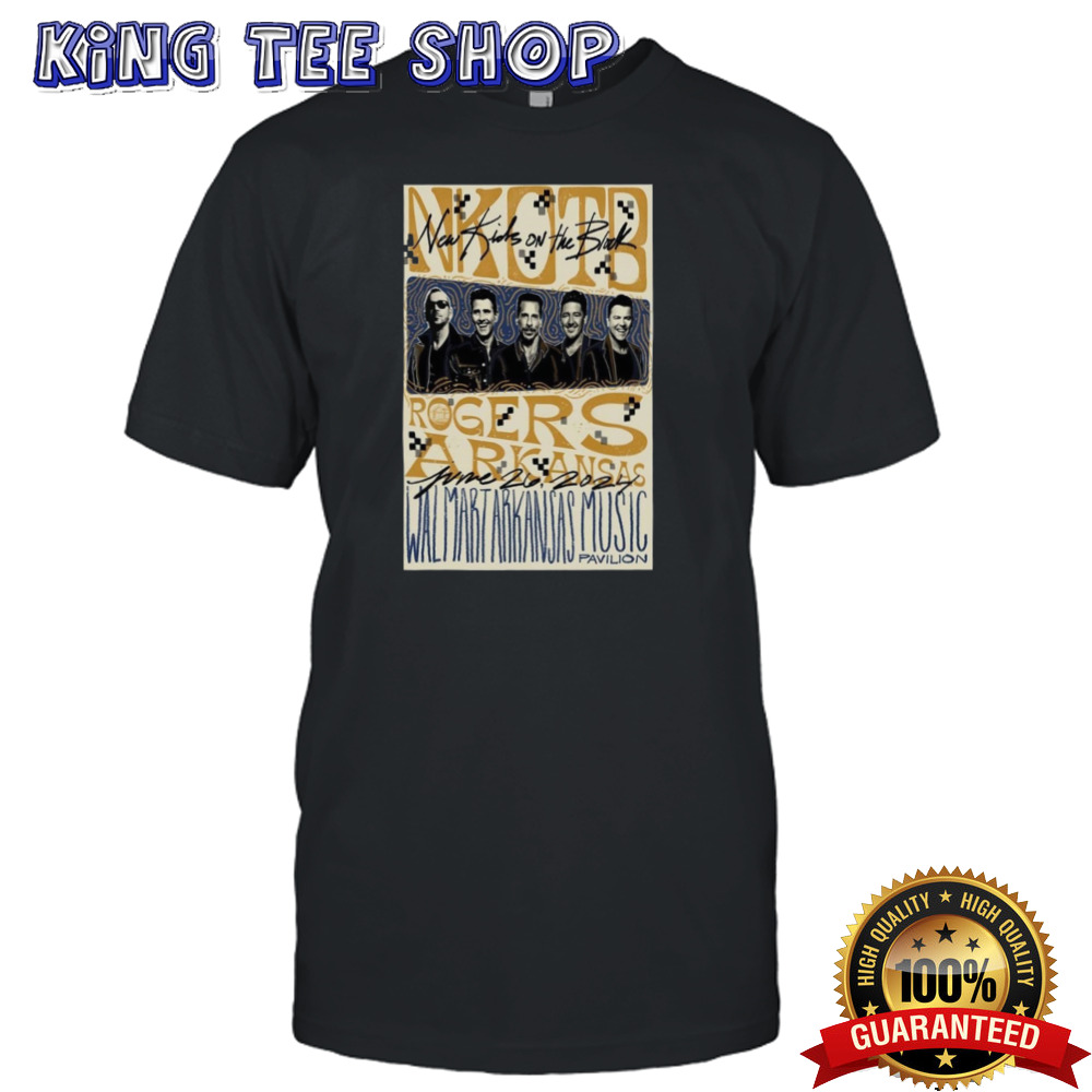 New Kids On The Block Walmart AMP Rogers AR June 26 2024 Tour Poster Shirt