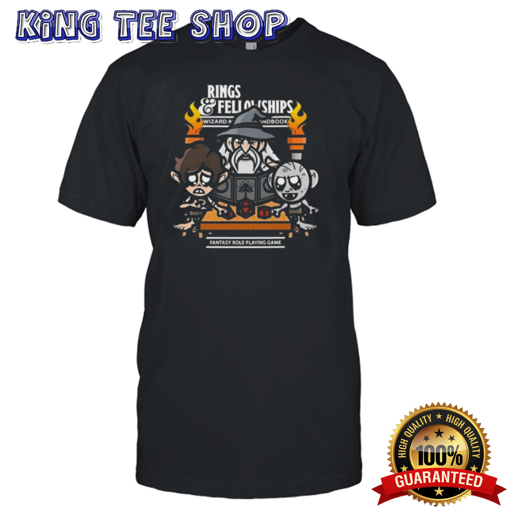 Rings And Fellowships Fantasy Role Playing Game T-shirt